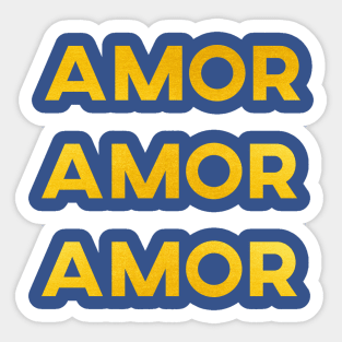 Amor Amor Amor Sticker